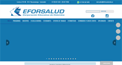 Desktop Screenshot of eforsalud.edu.co