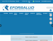 Tablet Screenshot of eforsalud.edu.co